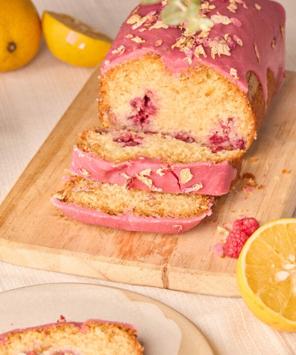 Cake de Naranja y Frambuesa