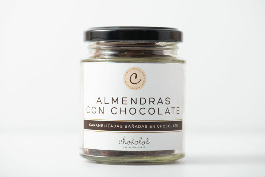 Almendras con chocolate