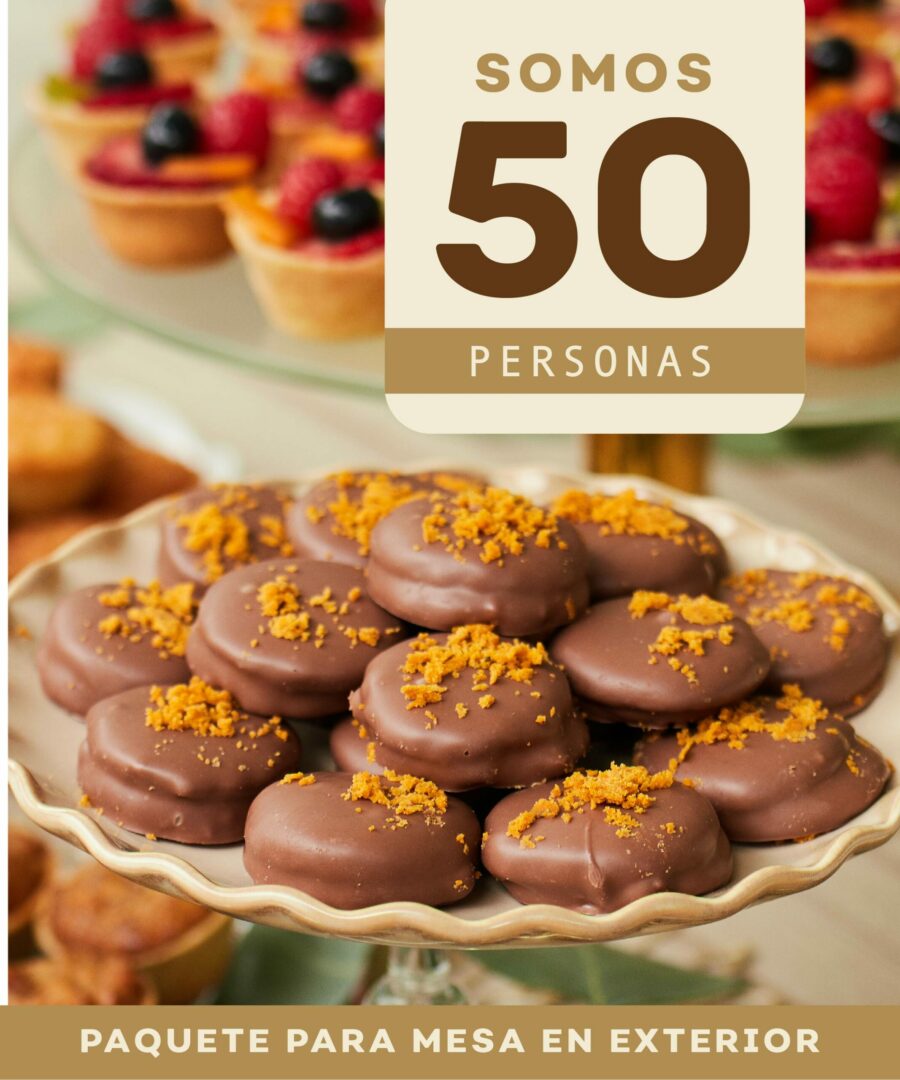 Paquete para eventos de 50 personas