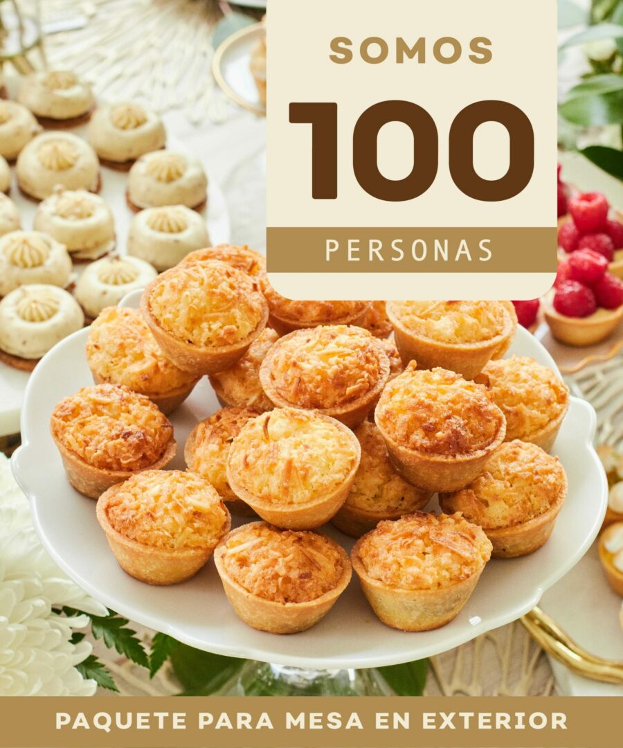 Paquete para eventos de 100 personas